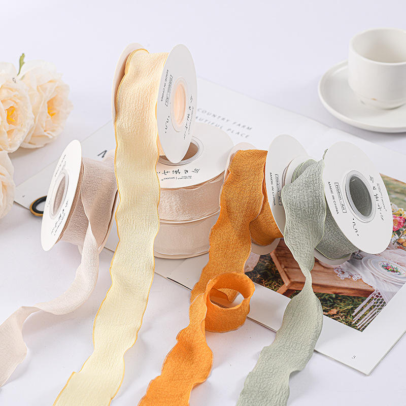 Craft-printed Polyester with Grosgrain L