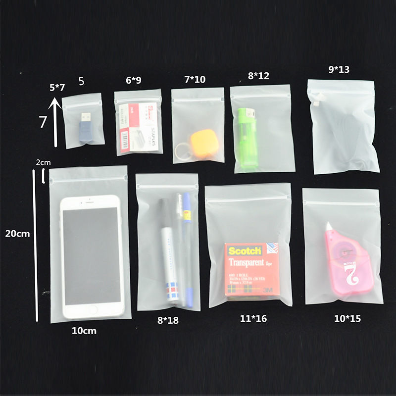 Fashion PVC Frosted Zipper Bag with Cust