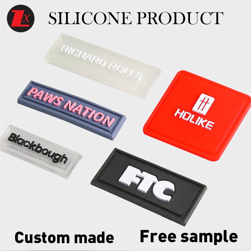 3D PVC Name Logo Labels for Football Uni