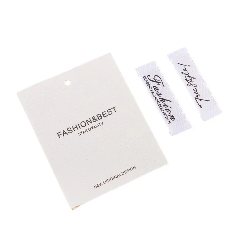 Custom Eco-Friendly Folded Neck Labels w