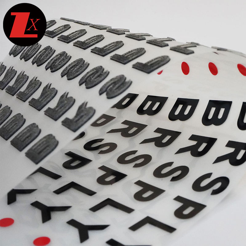 Custom Heat Transfer 3D Effect Label in 