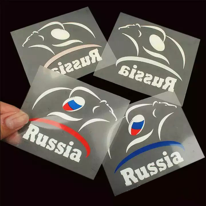Transparent Soft Clothing Care Sticker W