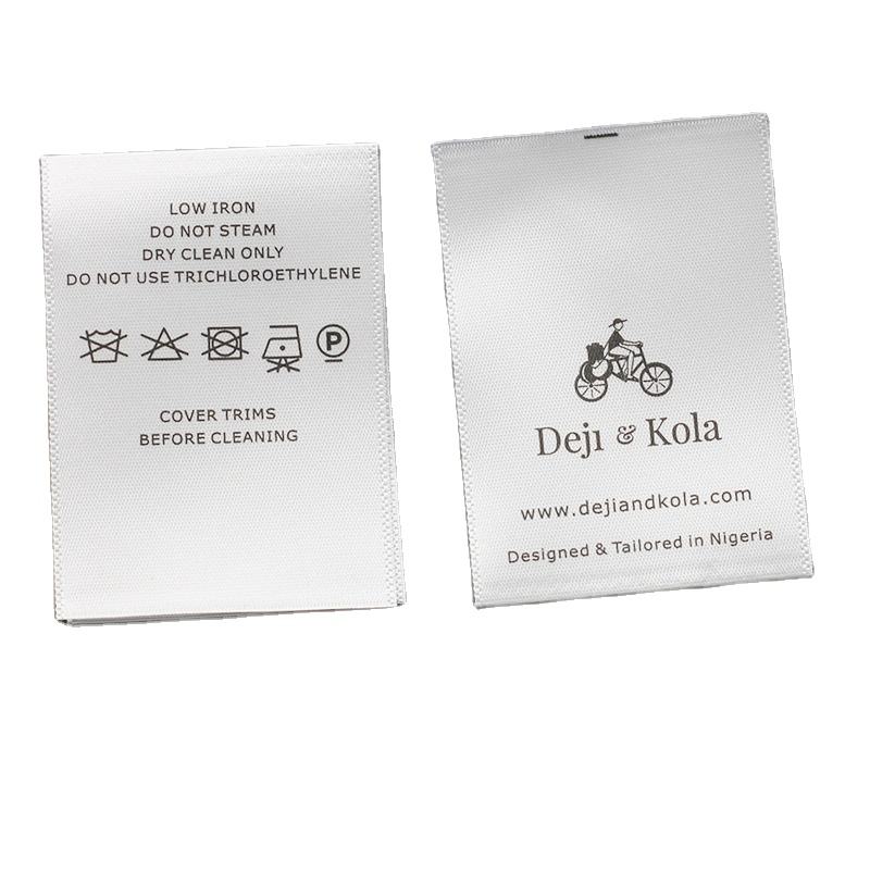 Luxury Woven Nametags for Clothing with 