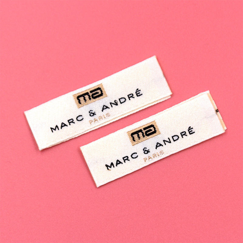 Personalization Damask Woven Label Suppl