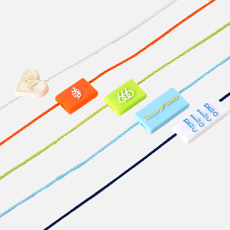 Colorful Plastic Hang Tag String for Vib
