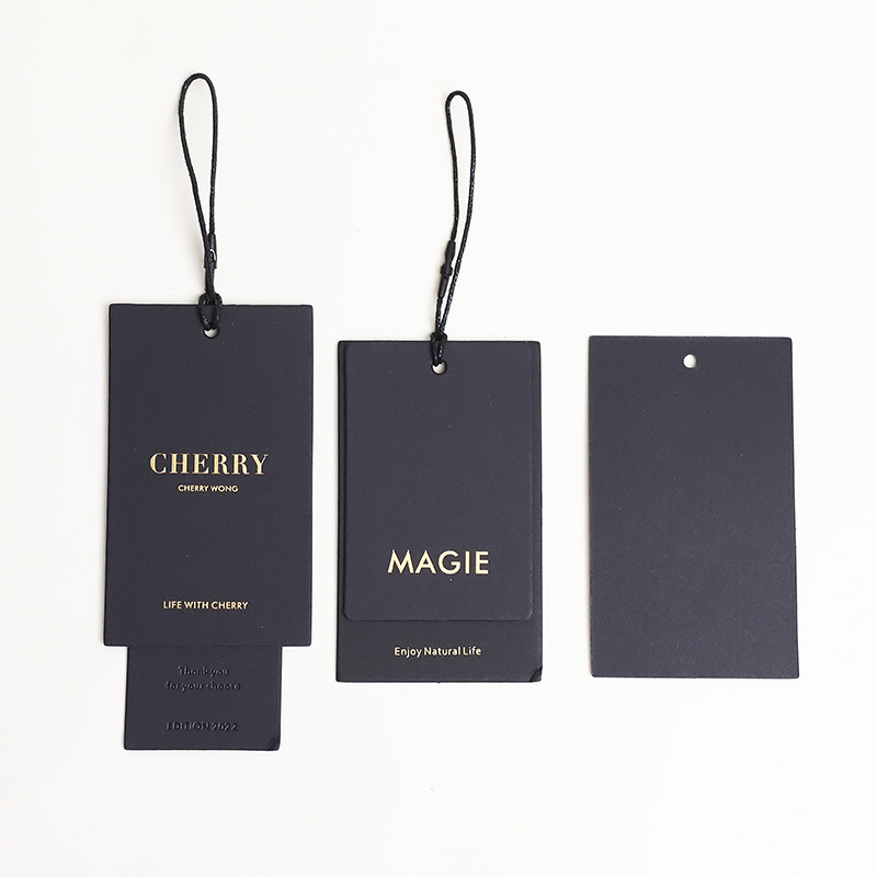 Custom Logo Hang Tags for Durable and St