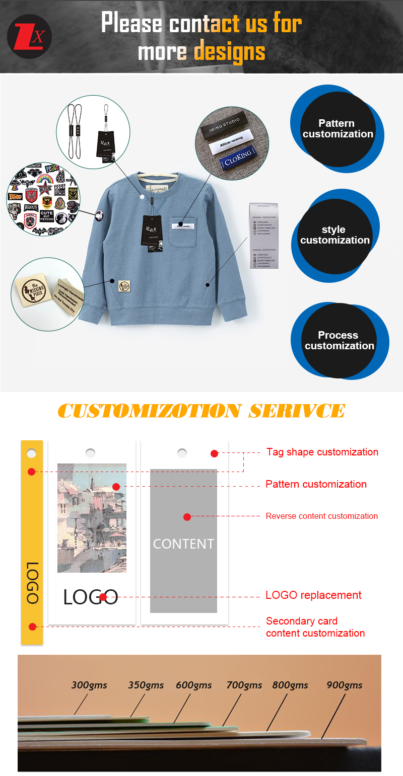 Hang tags for fashion