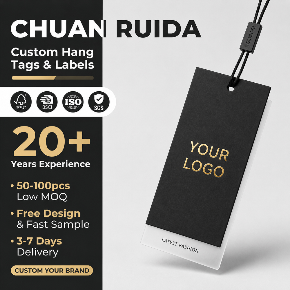 Premium Luxury Embossed Custom Hang Tags