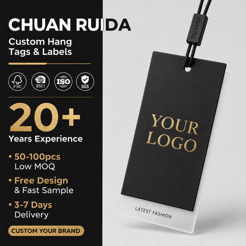 Pure Vintage Style Embroidery Hang Tags 