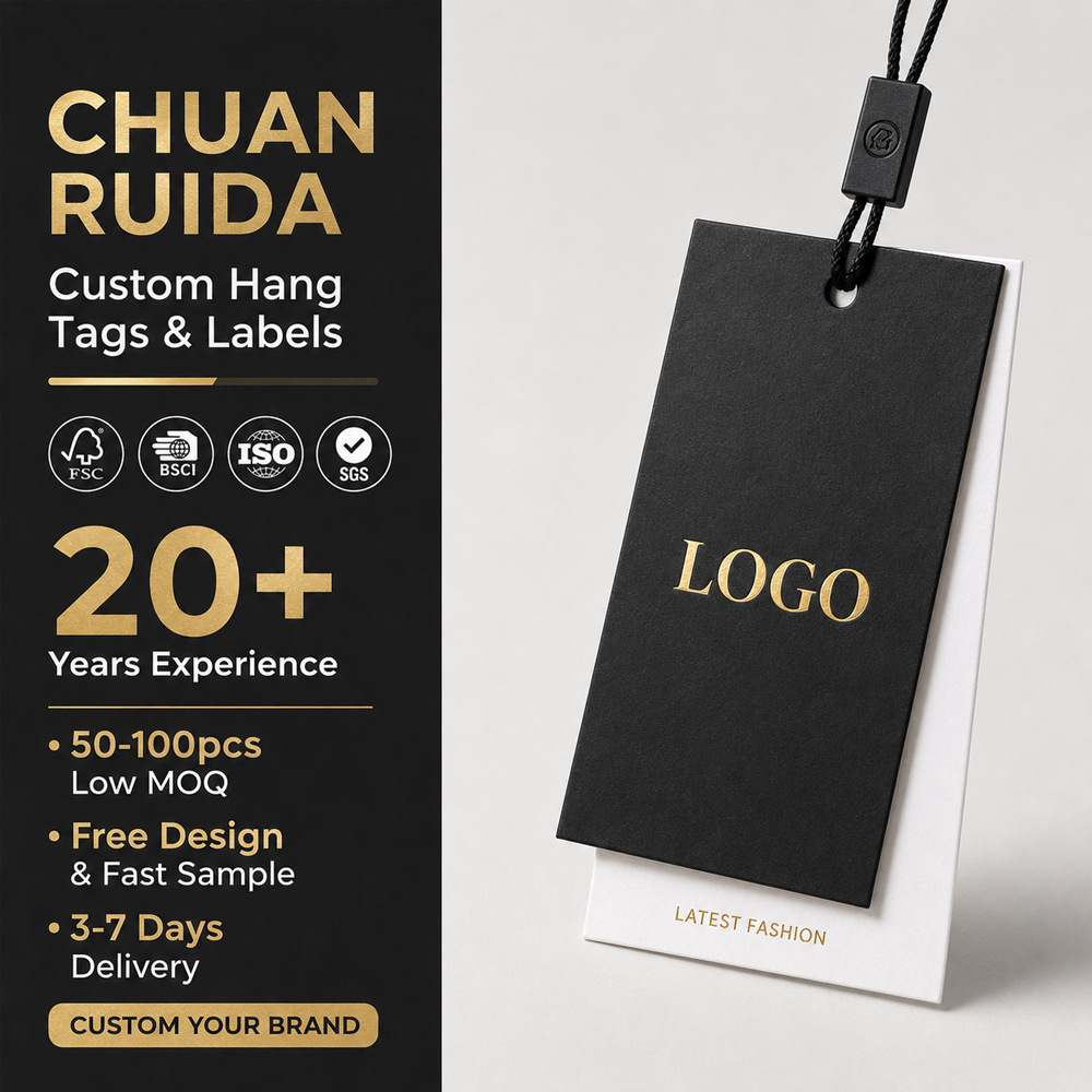 A Thick 300gsm Recycled Paper Hang Tags 